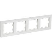 Рамка 4-м BRITE РУ-4-БрАБ арктич. бел. IEK BR-M42-K91