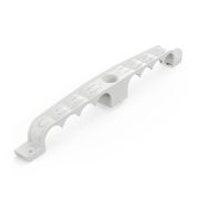 Держатель труб d20мм для прямого монтажа двусторон. на 8 мест сер. (уп.20шт) Промрукав PR13.03293