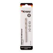 Сверло по металлу 5.0мм HSS DIN 338 (уп.1шт) Kranz KR-91-0564
