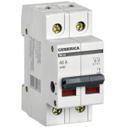 Выключатель нагрузки (мини-рубильник) 2п 40А ВН-32 GENERICA MNV15-2-040